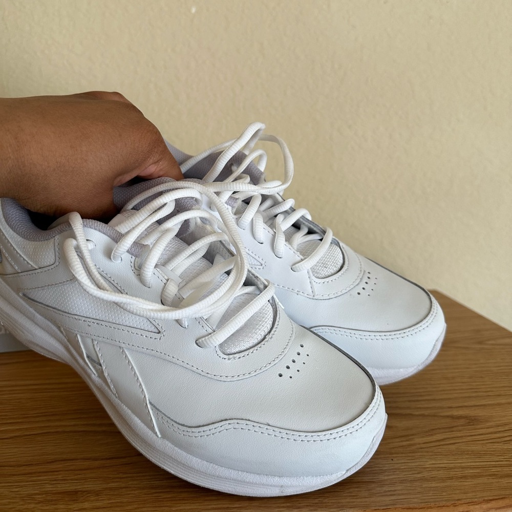 White Reebok Tennis Shoes
